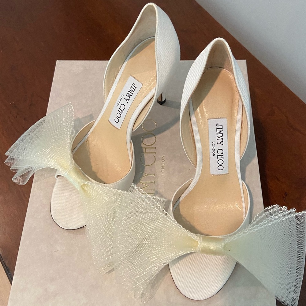 Jimmy Choo Adesu Bow Heels